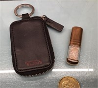 Swarovski USB memory stick & Tumi key wallet
