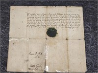 Amazing Legal Document Dated 1449 Handmade Paper