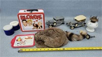 Blondie Lunch Box, Coon Hat, Parts Model Kits, &