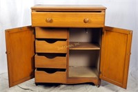 Vintage Wardrobe Dresser Cabinet