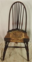 Antique Rope Bottom Windsor Side Chair