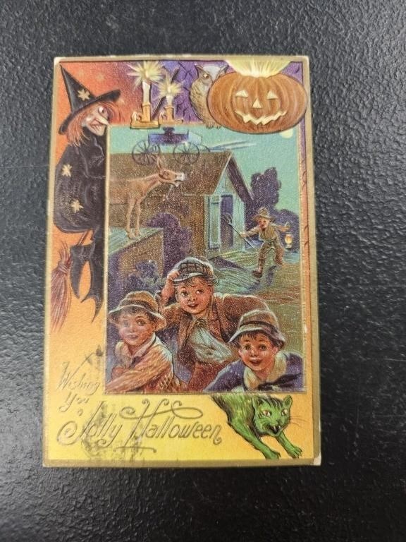 Antique Halloween Post Card Collection - Single Owner