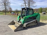 2018 BOBCAT T550 SKIDSTEER W/ 68" HEAVY DUTY BUCKE