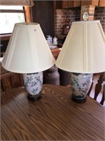 Pr of Oriental Decorator Lamps