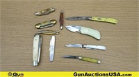 Case, Catz, Etc. Knives. Good Condition. Lot of 10
