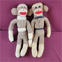 Bride and Groom Sock Monkeys