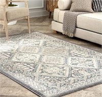 Traditional Tiled Area Rug - 5x8