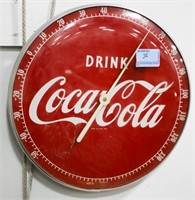"DRINK COCA-COLA" VINTAGE THERMOMETER