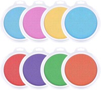 NEW / / Keadic 8Pcs 7" Large Rainbow Ink Pad