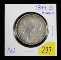 1899-O "Micro O" Morgan dollar, AU
