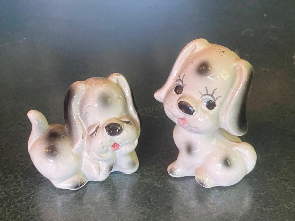 Puppy Dog Salt & Pepper Shakers