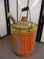 Vintage 1 Gallon Gas Can - Yellow