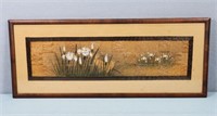 Japanese Painting on Wood C. 1910