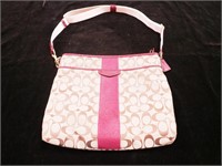 A Coach fabric cross-body bag