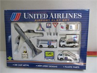 United Airlines Die Cast Plane Set