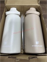 2-34 oz hydraflow stainless steel bottles