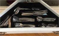 Contents of Drawer Nice Silverware