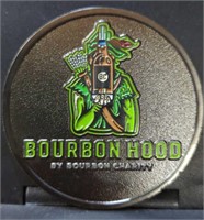 Bourbon hood charity challenge coin