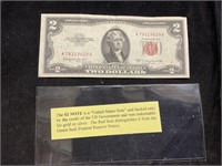 $2 NOTE  RED SEAL
