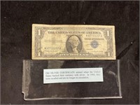 1957 B OLD SILVER CERTIFICATE