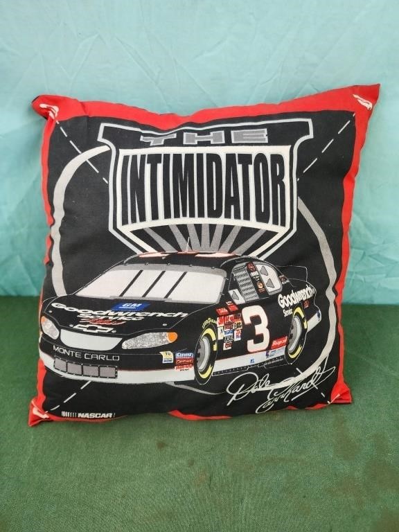 14x14 the Intinidater Dale Earnhardt pillow