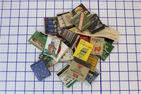 Bag of Vintage Advertisement Matches