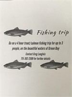 Fishing Trip for 3 people