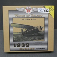 Texaco Die Cast Airplane - Howard DGA-15