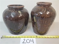 2 Clay Vases (No Ship)