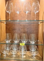 Cabinet Contents - Riedel Wine Glasses