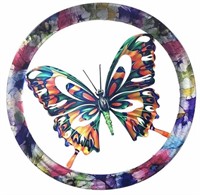 Butterfly Round Framed Wall Art