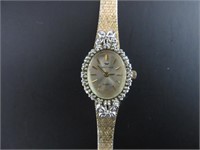 Ladies Diamond Waltham Wrist Watch