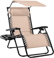 Folding Zero Gravity Outdoor Recliner Sand