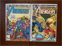 Marvel Comics 2 piece Avengers 201 & 203
