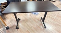 42" ROLLING COMPUTER TABLE 42" 42" ROLLING COMPUTE