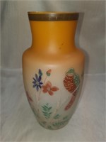 Vintage Roccoco Art Glass Vase