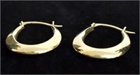 10KT Gold Pierced Earrings