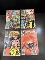 Alpha Fight & The New Defenders Comic Book Lot