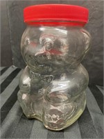Vintage Kraft Peanut Butter glass jar with