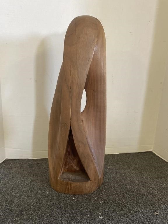 19 inch tall Wood sculpture