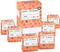 Pura Size 4 Eco-friendly Diapers (18-31 Lbs)