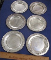 6 Gorham Sterling Butter Pats