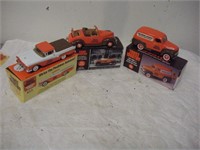 3 Trust Worthy Ertl Toy Die Cast Car Banks