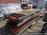 LOT OF OLD PALLET RACKING