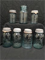 7 Vintage Jars