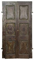 ARCHITECTURAL HIGHLY CARVED FOLIATE DOORS