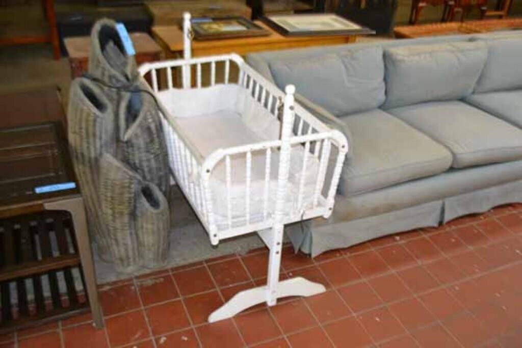 Wooden Baby Cradle