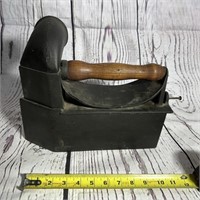 Cast Iron Stovepipe Coal Iron with wooden handle