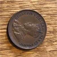 1932 Canada One Cent Penny Coin