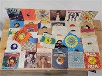 53pc Vintage 45 RPM Record Collection